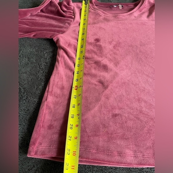 1.State, women medium, Velvety soft pink/mauve puff sleeve top worn once EUC - Picture 7 of 7